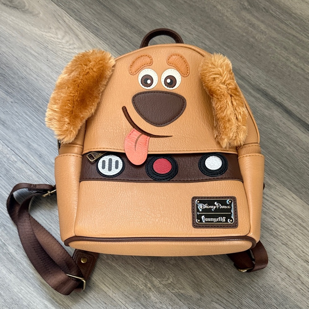 Dug Loungefly Tan and Brown Backpack